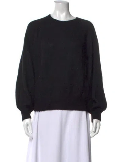 Pre-owned Doen Crew Neck Sweater In Black
