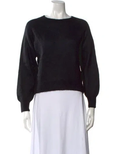 Pre-owned Doen Crew Neck Sweater In Black