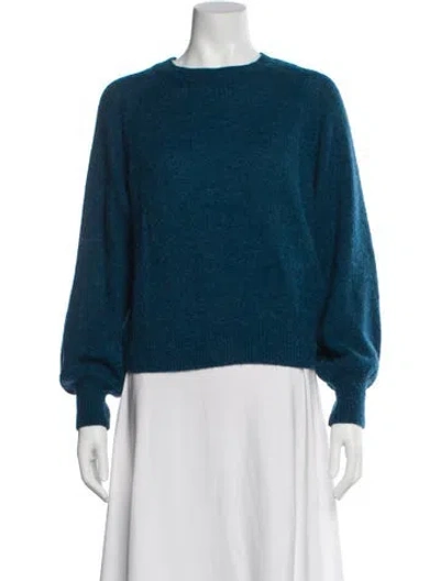 Pre-owned Doen Crew Neck Sweater In Blue