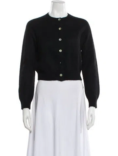 Pre-owned Doen Crew Neck Sweater In Blue