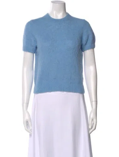 Pre-owned Doen Crew Neck Sweater In Blue