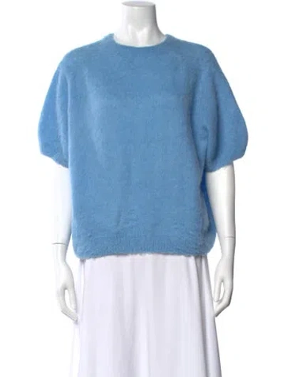Pre-owned Doen Crew Neck Sweater In Blue