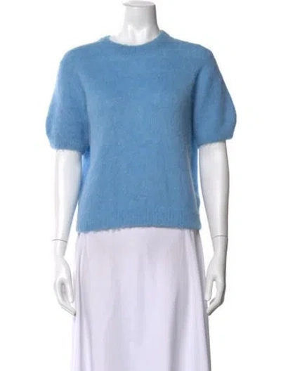 Pre-owned Doen Crew Neck Sweater In Blue