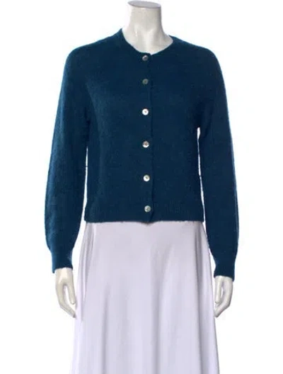 Pre-owned Doen Crew Neck Sweater In Blue