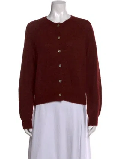 Pre-owned Doen Crew Neck Sweater In Brown