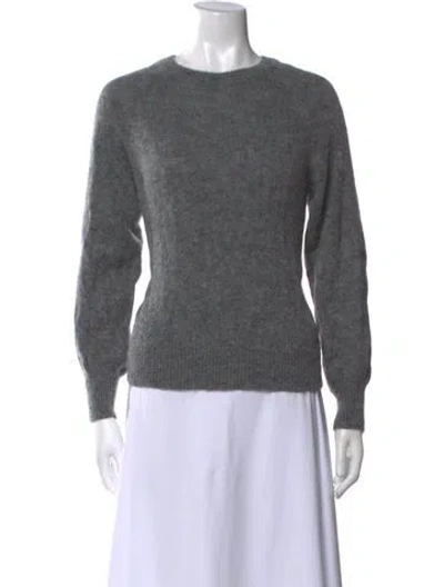 Pre-owned Doen Crew Neck Sweater In Gray