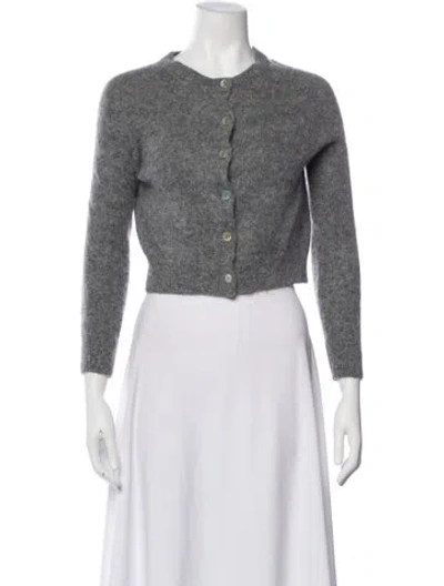 Pre-owned Doen Crew Neck Sweater In Gray