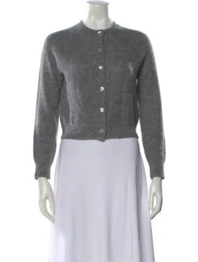 Pre-owned Doen Crew Neck Sweater In Gray
