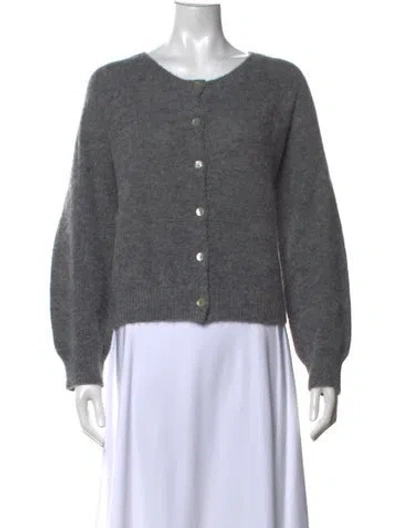 Pre-owned Doen Crew Neck Sweater In Grey
