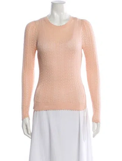 Pre-owned Doen Crew Neck Sweater In Neutral
