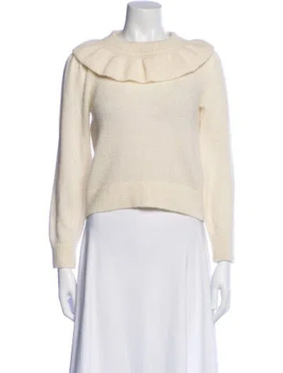 Pre-owned Doen Crew Neck Sweater In Neutral