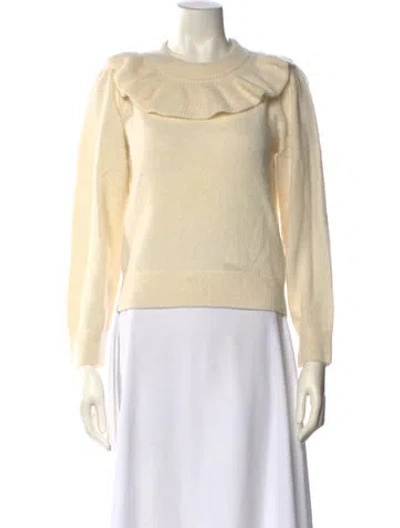 Pre-owned Doen Crew Neck Sweater In Neutral