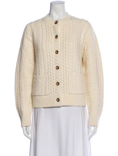Pre-owned Doen Crew Neck Sweater In Neutral