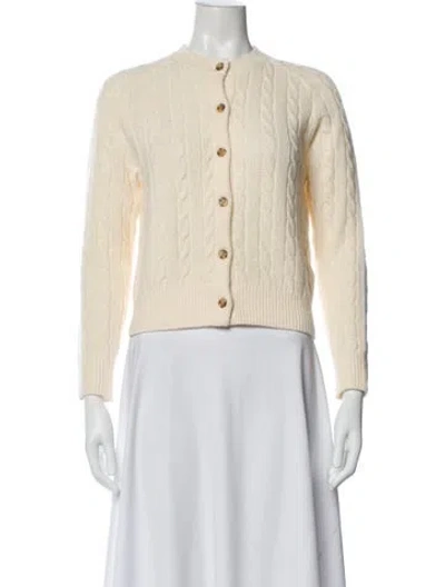 Pre-owned Doen Crew Neck Sweater In Neutral