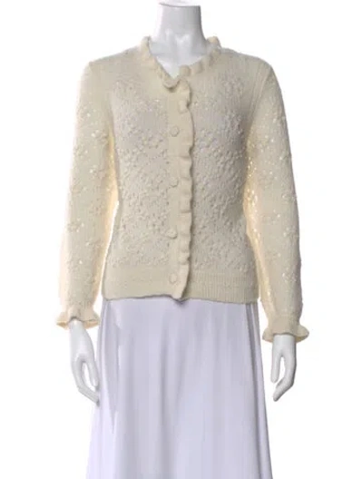 Pre-owned Doen Crew Neck Sweater In Neutral