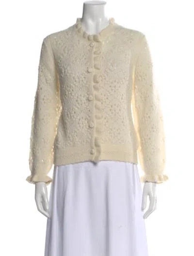 Pre-owned Doen Crew Neck Sweater In Neutral