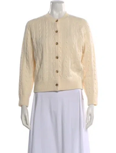 Pre-owned Doen Crew Neck Sweater In Neutral