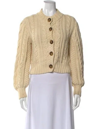 Pre-owned Doen Crew Neck Sweater In Neutral