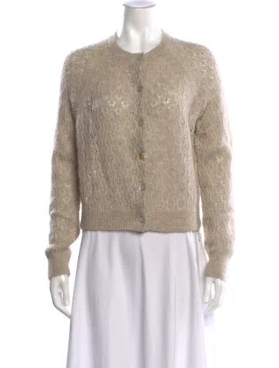 Pre-owned Doen Crew Neck Sweater In Neutral