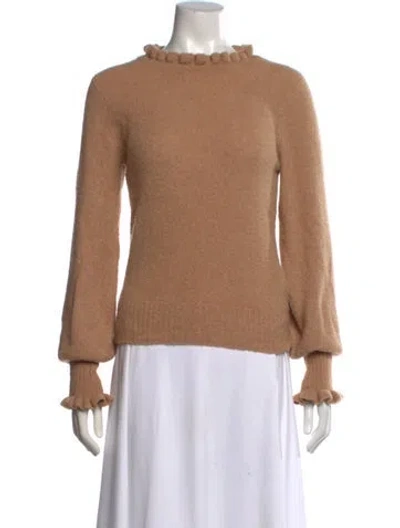 Pre-owned Doen Crew Neck Sweater In Neutral