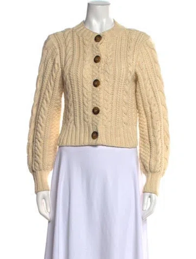Pre-owned Doen Crew Neck Sweater In Neutrals