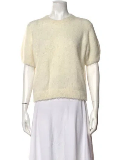 Pre-owned Doen Crew Neck Sweater In Neutrals