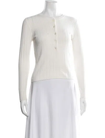 Pre-owned Doen Crew Neck Sweater In Neutrals