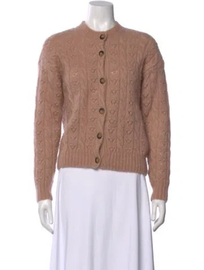 Pre-owned Doen Crew Neck Sweater In Pink