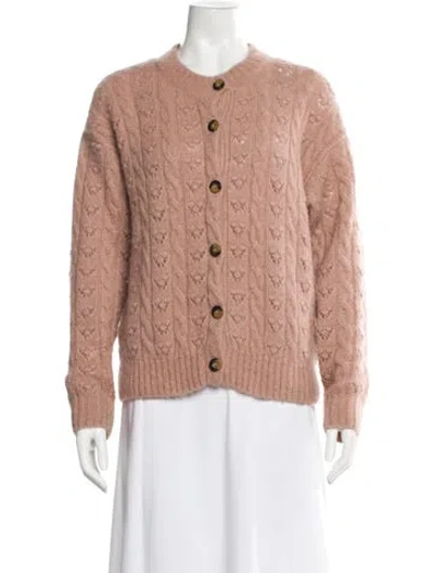 Pre-owned Doen Crew Neck Sweater In Pink