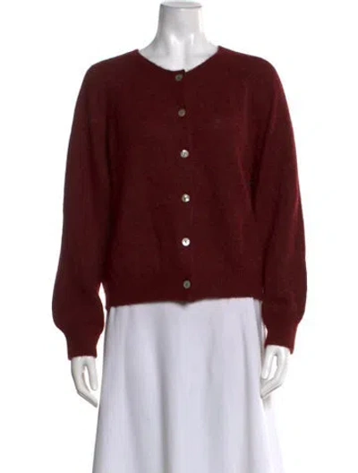 Pre-owned Doen Crew Neck Sweater In Red