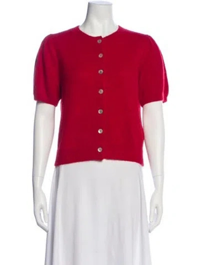 Pre-owned Doen Crew Neck Sweater In Red