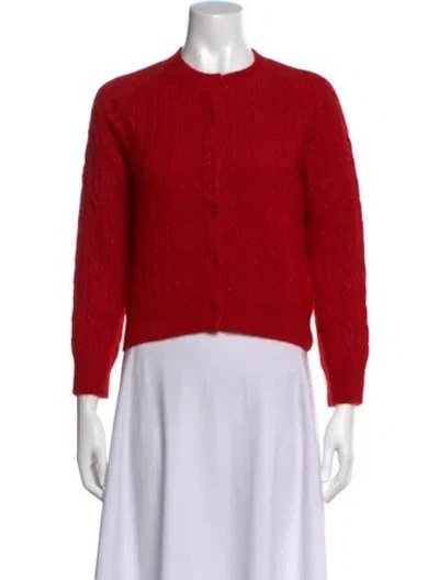 Pre-owned Doen Crew Neck Sweater In Red