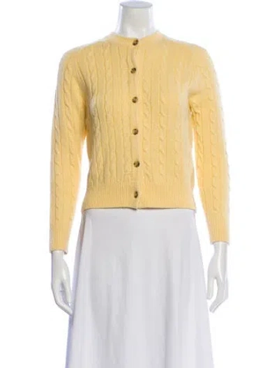 Pre-owned Doen Crew Neck Sweater W/ Tags In Yellow