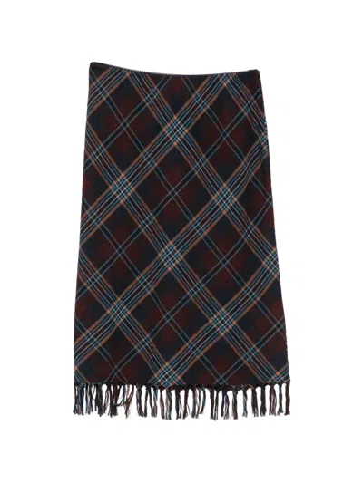 Doen Elowette Midi Skirt In Red