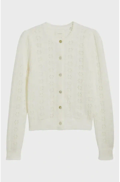 Doen Emery Cardigan In Ivory In Neutral