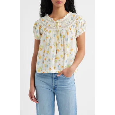Doen Dôen Emile Floral Top In Multi