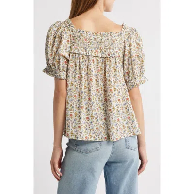 Doen Dôen Farley Floral Peasant Top