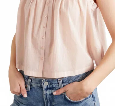 Doen Fidella Top Blouse In Blush In Gold