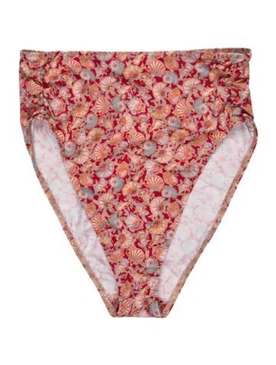 Pre-owned Doen Floral Print Bottoms W/ Tags In Multicolor