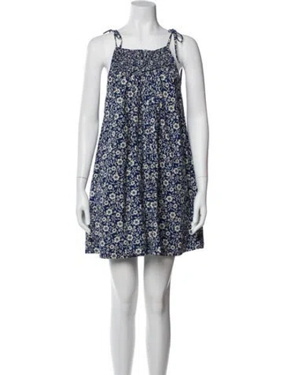 Pre-owned Doen Floral Print Mini Dress