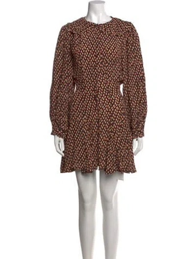 Pre-owned Doen Floral Print Mini Dress