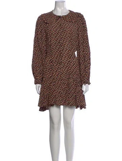 Pre-owned Doen Floral Print Mini Dress W/ Tags
