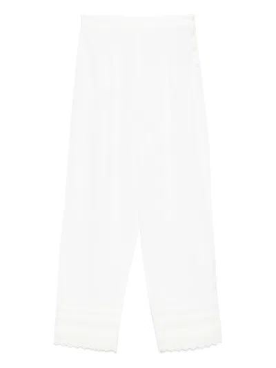 Doen Francisca Trousers In White
