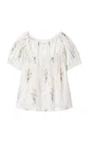DOEN FREDERICA EMBROIDERED ORGANIC COTTON TOP