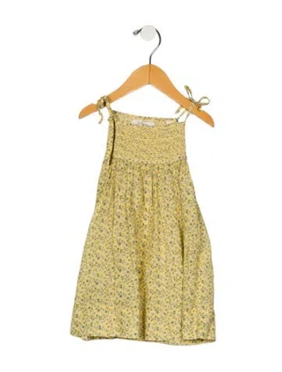 Pre-owned Doen Babies' Girls' Casual Dress In Yellow