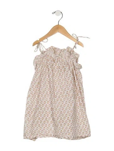 Pre-owned Doen Babies' Dôen Girls Cotton Top In Neutral