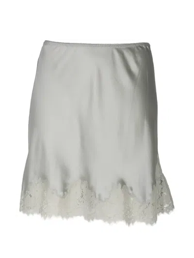 Doen Giulietta Mini Skirt In Gray