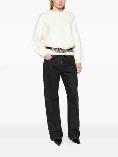 Doen Hallstatt Cable-knit Wool And Cashmere-blend Sweater In Neutral