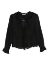 Doen Hardy Long Sleeve Blouse In Black