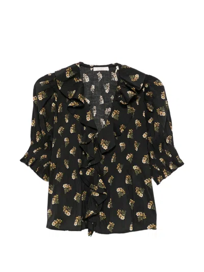 Doen Henri Blouse In Black